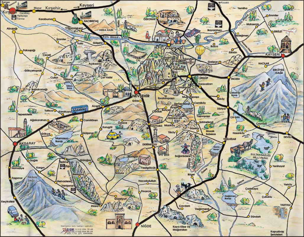 cappadocia map