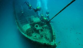 Diving in Canakkale, Turkey