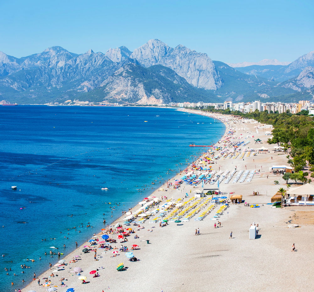 antalya beach tourism